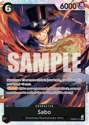 Sabo - PRB02-014 (PRB02-014) - Premium Booster -The Best- Vol. 2 Foil