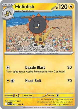 Heliolisk 053 - ME01 Mega Evolution Reverse Holofoil