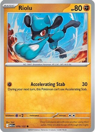 Riolu 076 - ME01 Mega Evolution