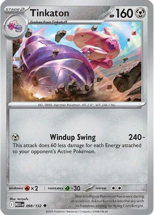 Tinkaton 098 - ME01 Mega Evolution Reverse Holofoil