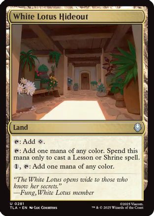 White Lotus Hideout (TLA-281) - Avatar: The Last Airbender Foil