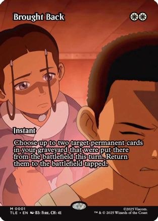 Brought Back (Borderless) (TLE-001) - Avatar: The Last Airbender: Eternal-Legal