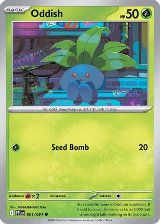 Oddish 001 - ME02 Phantasmal Flames