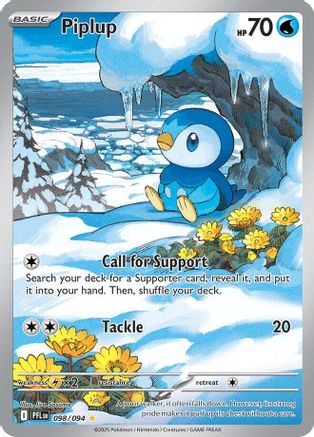 Piplup 098/094 - ME02 Phantasmal Flames Holofoil
