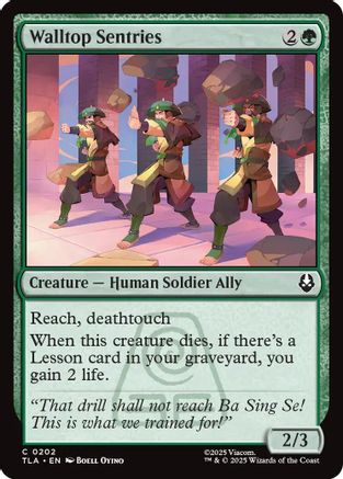 Walltop Sentries (TLA-202) - Avatar: The Last Airbender Foil