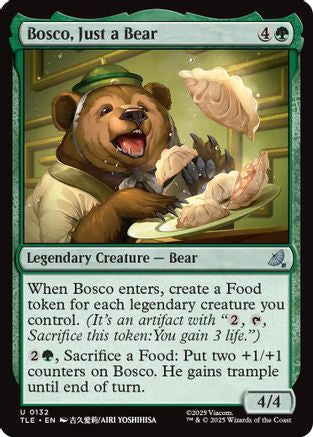 Bosco, Just a Bear (TLE-132) - Avatar: The Last Airbender: Eternal-Legal