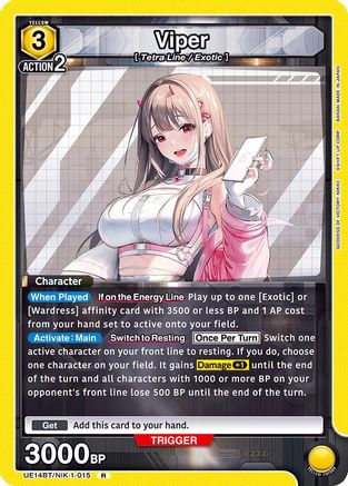 Viper (015) (UE14BT/NIK-1-015) - UE14BT GODDESS OF VICTORY NIKKE Foil