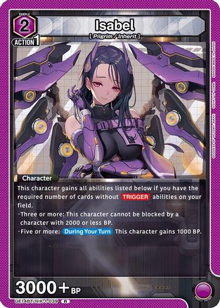 Isabel (039) (UE14BT/NIK-1-039) - UE14BT GODDESS OF VICTORY NIKKE Foil