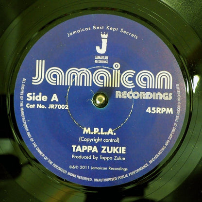 Tappa Zukie - MPLA  /  Version (rhythm: "Freedom Blues/Serious Time/MPLA") [New Vinyl 7"]