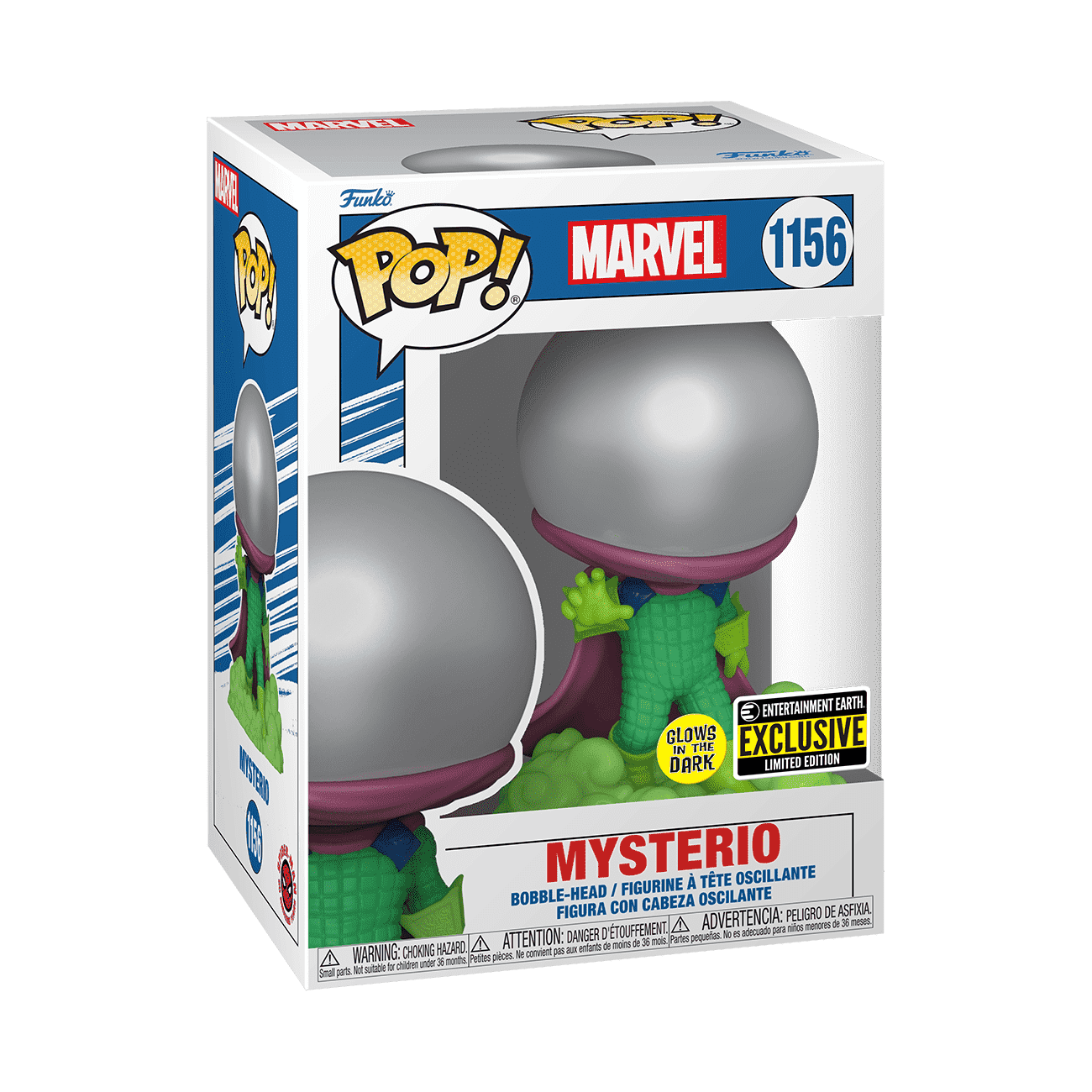 Mysterio #1156 Glow In The Dark EE Exclusive Funko Pop! Marvel