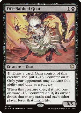 Oft-Nabbed Goat (ECC-011) - Commander: Lorwyn Eclipsed