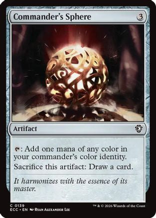 Commander's Sphere (ECC-139) - Commander: Lorwyn Eclipsed