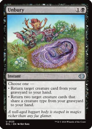 Unbury (ECL-123) - Lorwyn Eclipsed