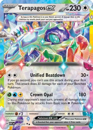 Terapagos ex 179 - ME Ascended Heroes Holofoil