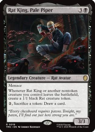 Rat King, Pale Piper (TMC-019) - Commander: Teenage Mutant Ninja Turtles