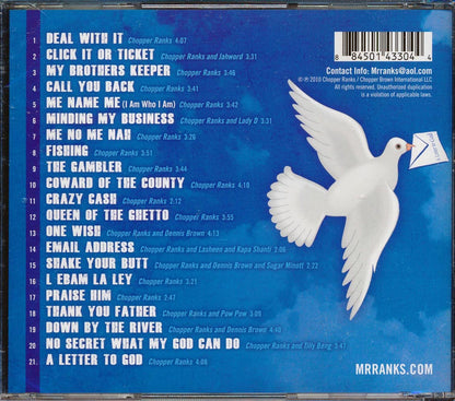 Chopper Ranks - Deal With It: A Message By Chopper Ranks (21 tracks) [New CD]