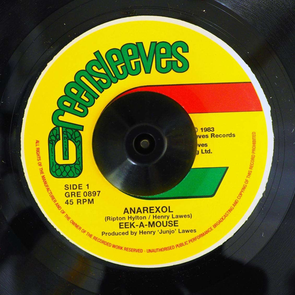 Eek A Mouse - Anarexol  /  Roots Radics - Fat Version (rhythm: "Armagideon") [New Vinyl Record 7" Single]