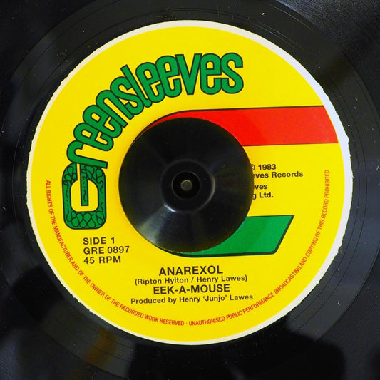 Eek A Mouse - Anarexol  /  Roots Radics - Fat Version (rhythm: "Armagideon") [New Vinyl Record 7" Single]