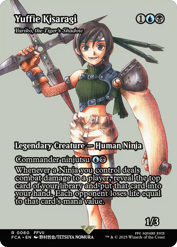 Yuffie Kisaragi - Yuriko, the Tiger's Shadow (Showcase) (FCA-060) - FINAL FANTASY: Through the Ages / Yuffie Kisaragi (Borderless)