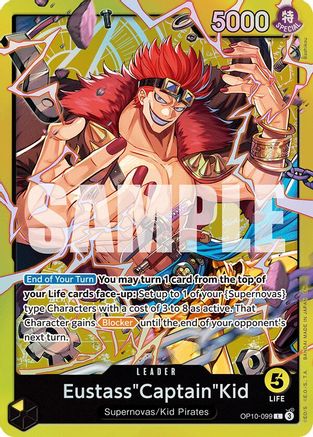 Eustass"Captain"Kid (OP10-099) (OP10-099) - Starter Deck 36: YELLOW Eustassâ€Captainâ€Kid Foil