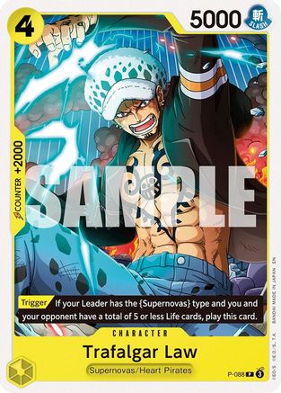 Trafalgar Law (P-088) - Starter Deck 36: YELLOW Eustassâ€Captainâ€Kid