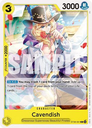 Cavendish (ST36-001) - Starter Deck 36: YELLOW Eustassâ€Captainâ€Kid