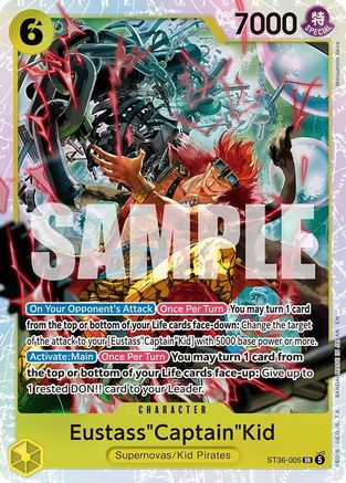 Eustass"Captain"Kid (ST36-005) (ST36-005) - Starter Deck 36: YELLOW Eustassâ€Captainâ€Kid Foil