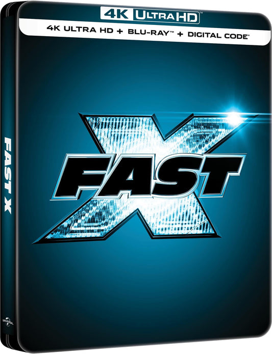 Fast X (2023) Limited Edition Steelbook – Glow in the Dark Art (4K Ultra HD + Blu-ray + Digital)