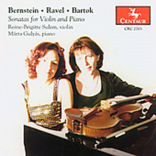 Bernstein/Ravel/Bartok - Sonatas for Violin & Piano Music CD