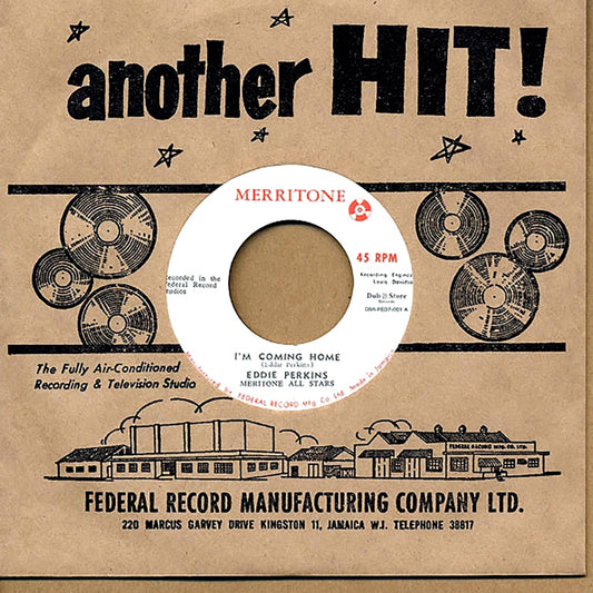 Eddie Perkins - I'm Coming Home  /  Merritone All Stars - Instrumental (Japan) (Japan press) [New Vinyl Record 7" Single]