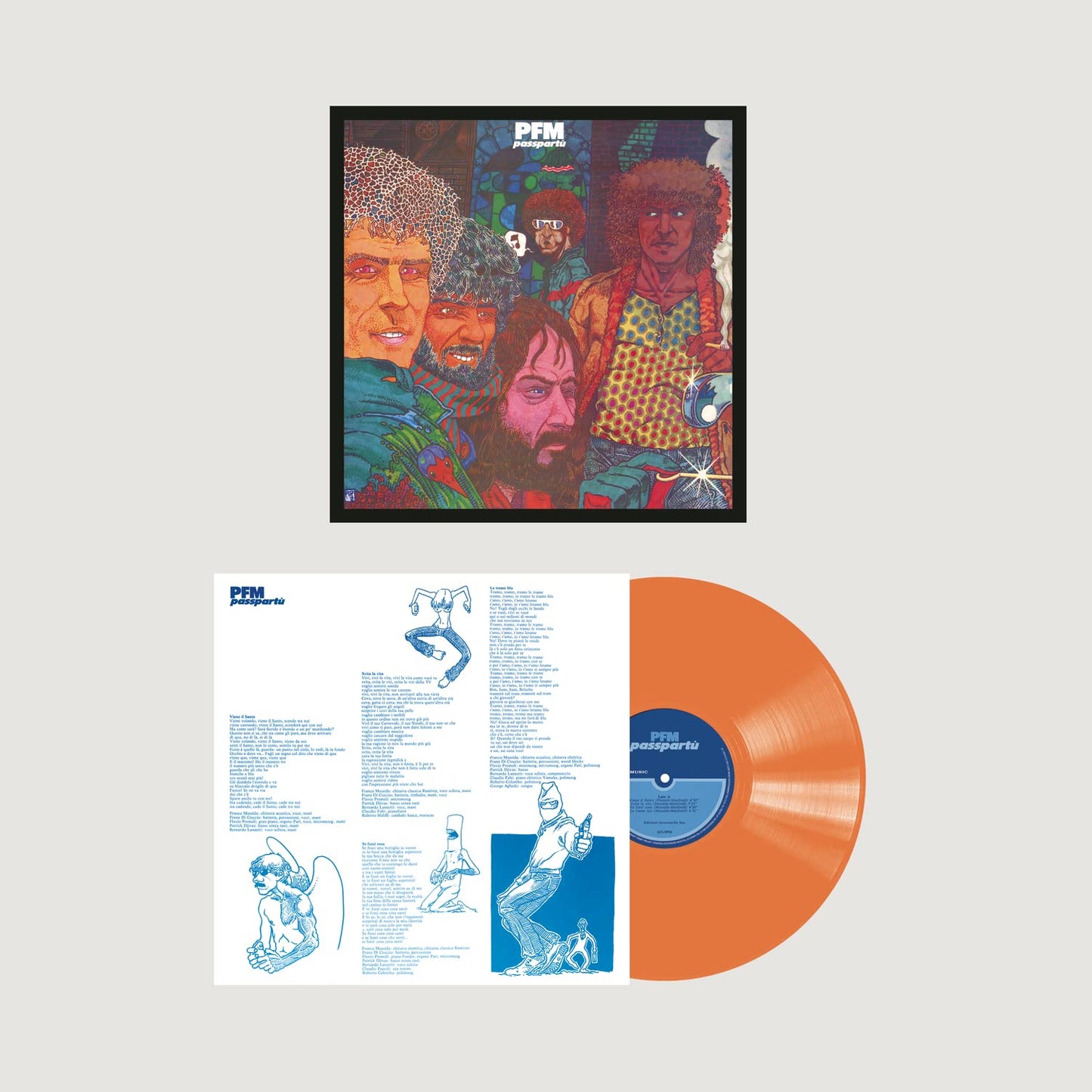 P.F.M. ( Premiata Forneria Marconi ) - Passpartu' - Ltd 180gm Orange Vinyl [LP] Vinyl Record
