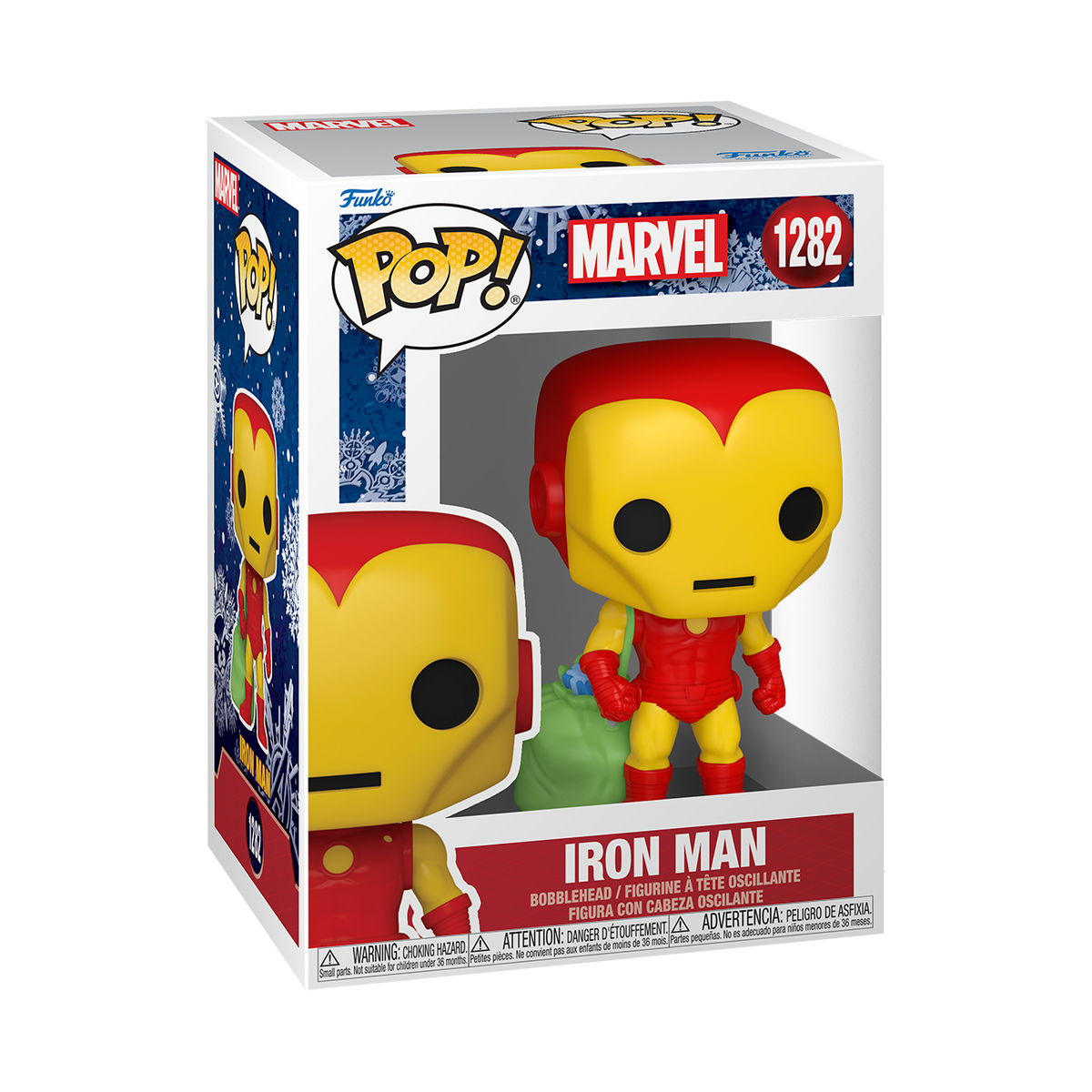 POP! Marvel: Holiday - Iron Man w/ Bag