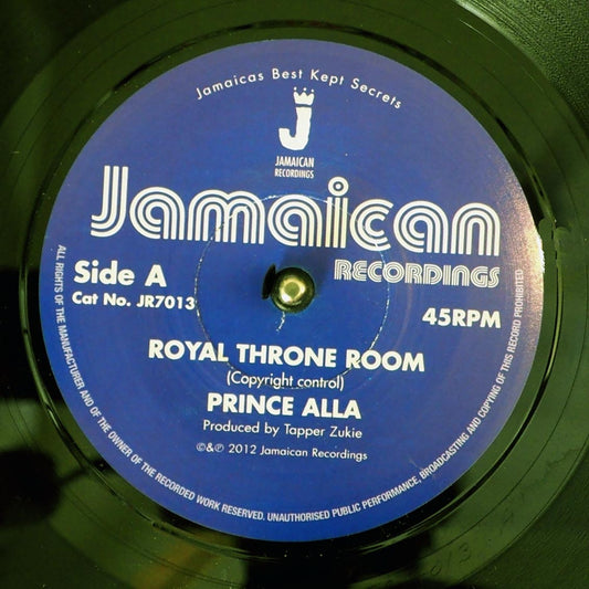 Prince Alla - Royal Throne Room  /  Prince Alla - Hail Rastafari [New Vinyl Record 7" Single]