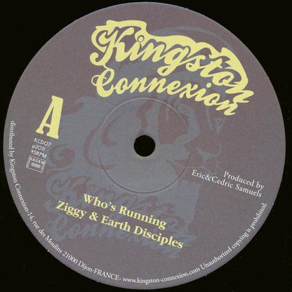 Ziggy & Earth Disciples - Who's Running  /  Version [New Vinyl 10"]
