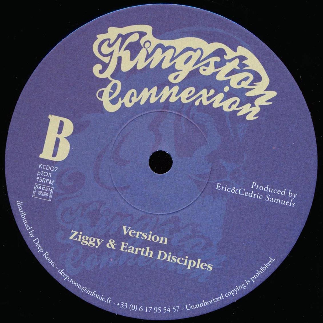 Ziggy & Earth Disciples - Who's Running  /  Version [New Vinyl 10"]