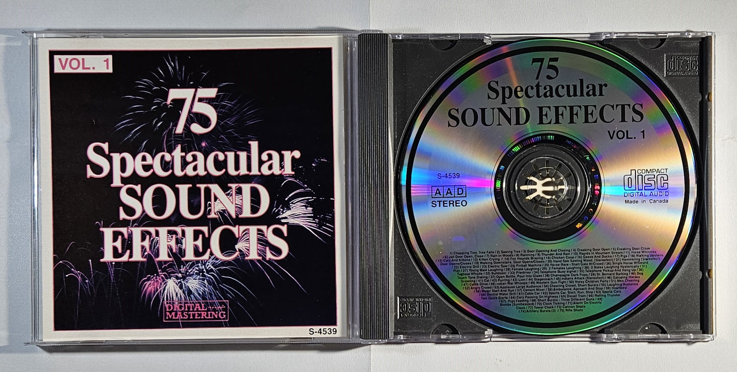 75 Spectacular Sound Effects - Vol. 1 [Used CD]