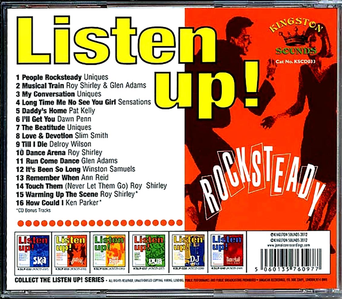 The Uniques, Slim Smith, Dawn Penn, Pat Kelly, Etc. - Listen Up: Rock Steady [New CD]