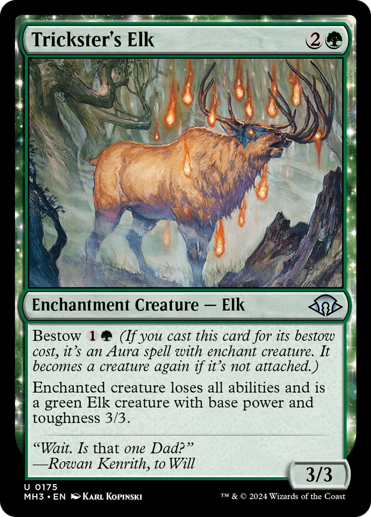 Trickster's Elk (MH3-175) - Modern Horizons 3: (enchantment)