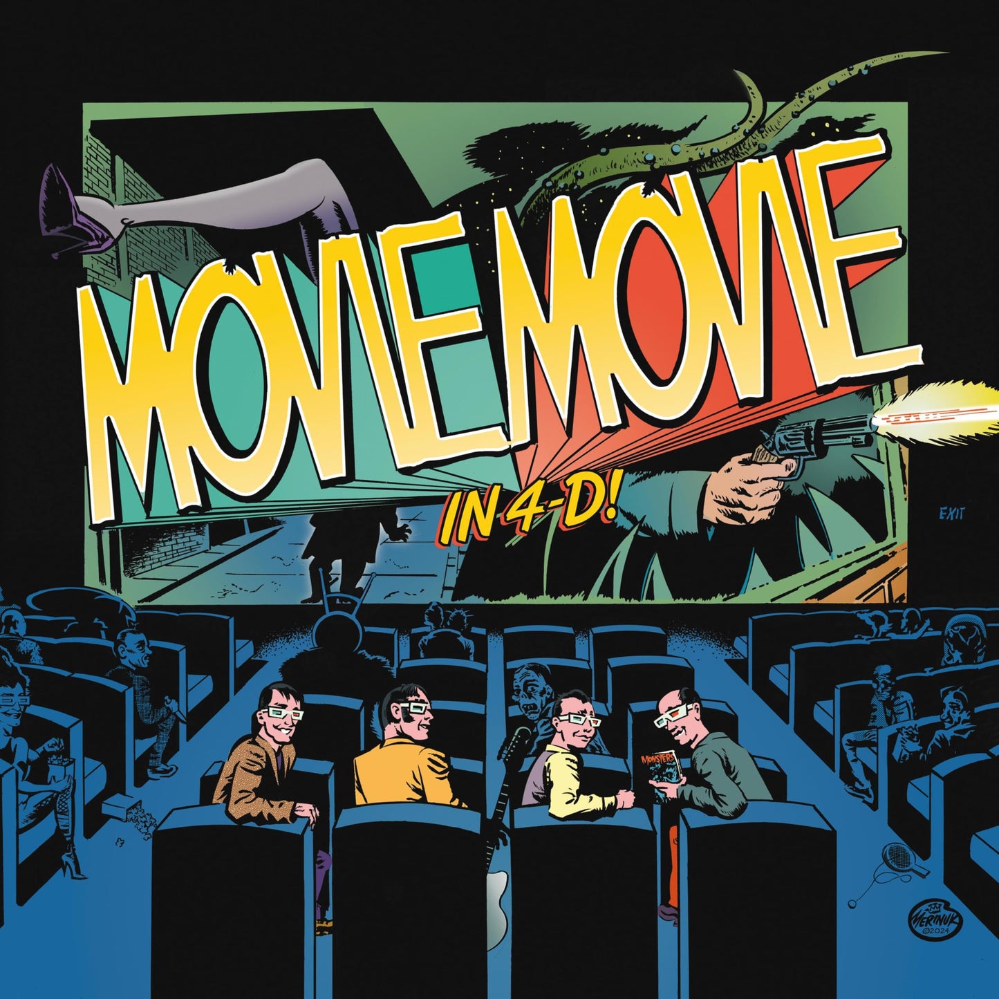 Movie Movie - In 4-D [LP] Vinyl Record