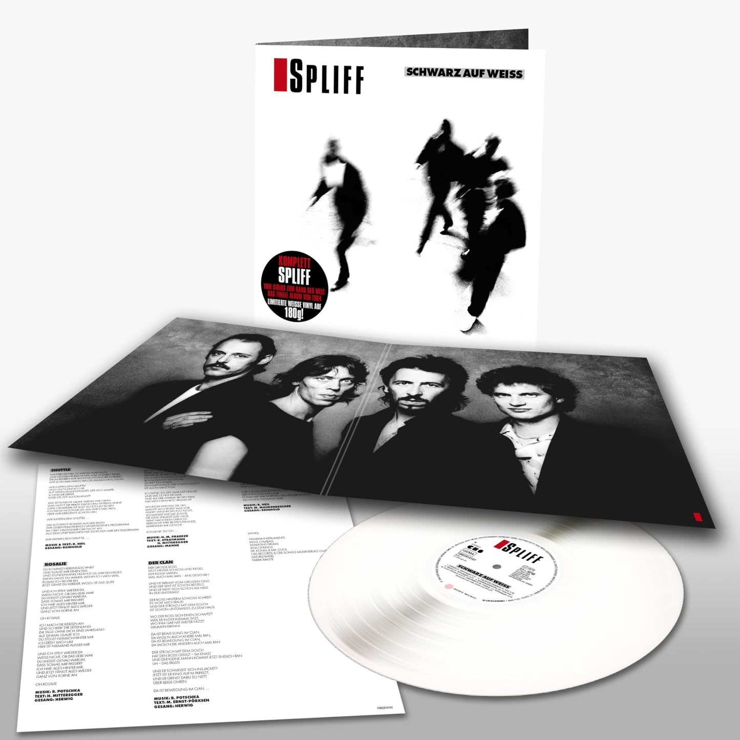 Spliff - Schwarz Auf Weiss (Ger) [LP] Vinyl Record