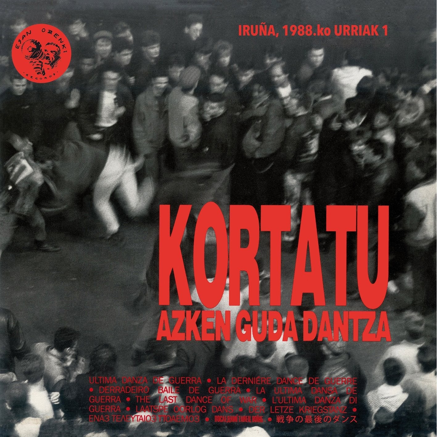 Kortatu - Azken Guda Dantza [LP] Vinyl Record