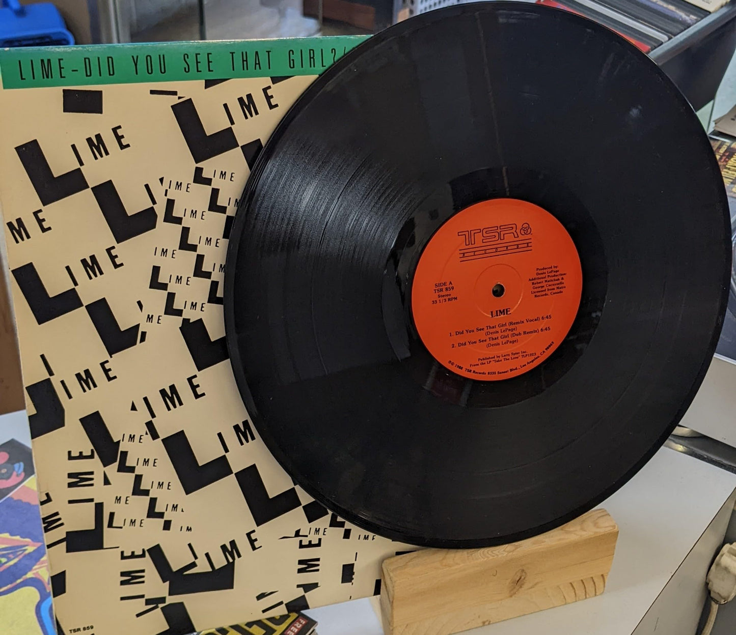 Lime - Did You See That Gir/Cutie Pie [LP] Vinyl Record