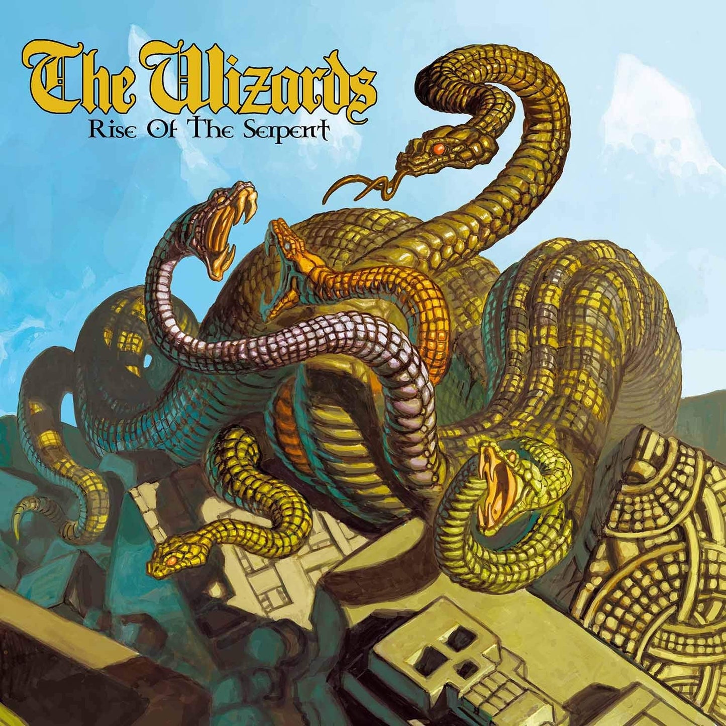 WIZARDS - Rise Of The Serpent (Translucent Yellow Vinyl) [LP] Vinyl Record