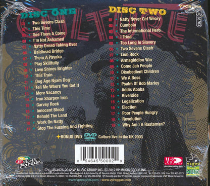 Culture - Natty Dread Taking Over: Reggae Anthology (38 tracks) (2xCD) (incl. DVD) [New CD]