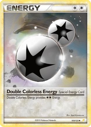 Double Colorless Energy 103/123 - HeartGold SoulSilver