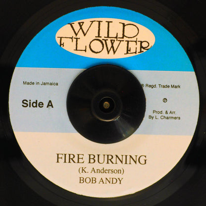 Bob Andy - Fire Burning  /  Dadawah - Burning Drums (Version) [New Vinyl 7"]
