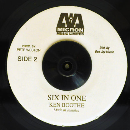 Ken Boothe - Six In One (Train Is Coming)  /  Ken Boothe - Six In One (Moving Away) [New Vinyl 7"]