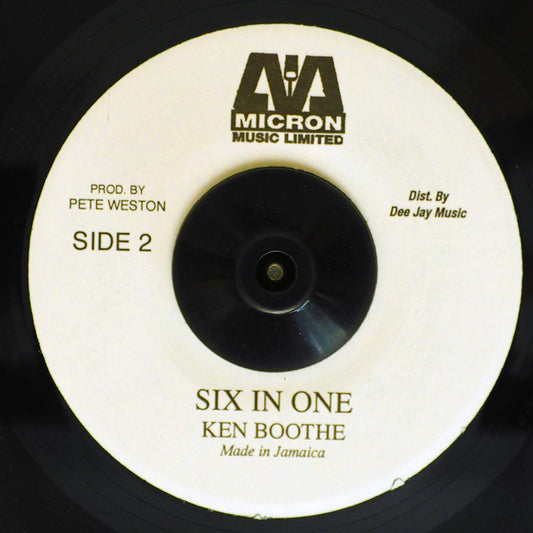 Ken Boothe - Six In One (Train Is Coming)  /  Ken Boothe - Six In One (Moving Away) [New] [New Vinyl 7"]