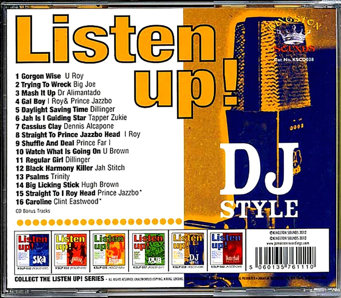 U Roy, Dr. Alimantado, Prince Jazzbo, Prince Far I, Etc. - Listen Up: DJ Style [New CD]