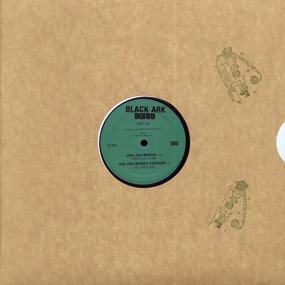 Lee Perry - Silver Locks (Extended Mix)  /  Righteous Flame - Jah Jah Words; The Upsetters - Jah Jah Words Version (rhythm: "Curly Locks") [New Vinyl 12"]